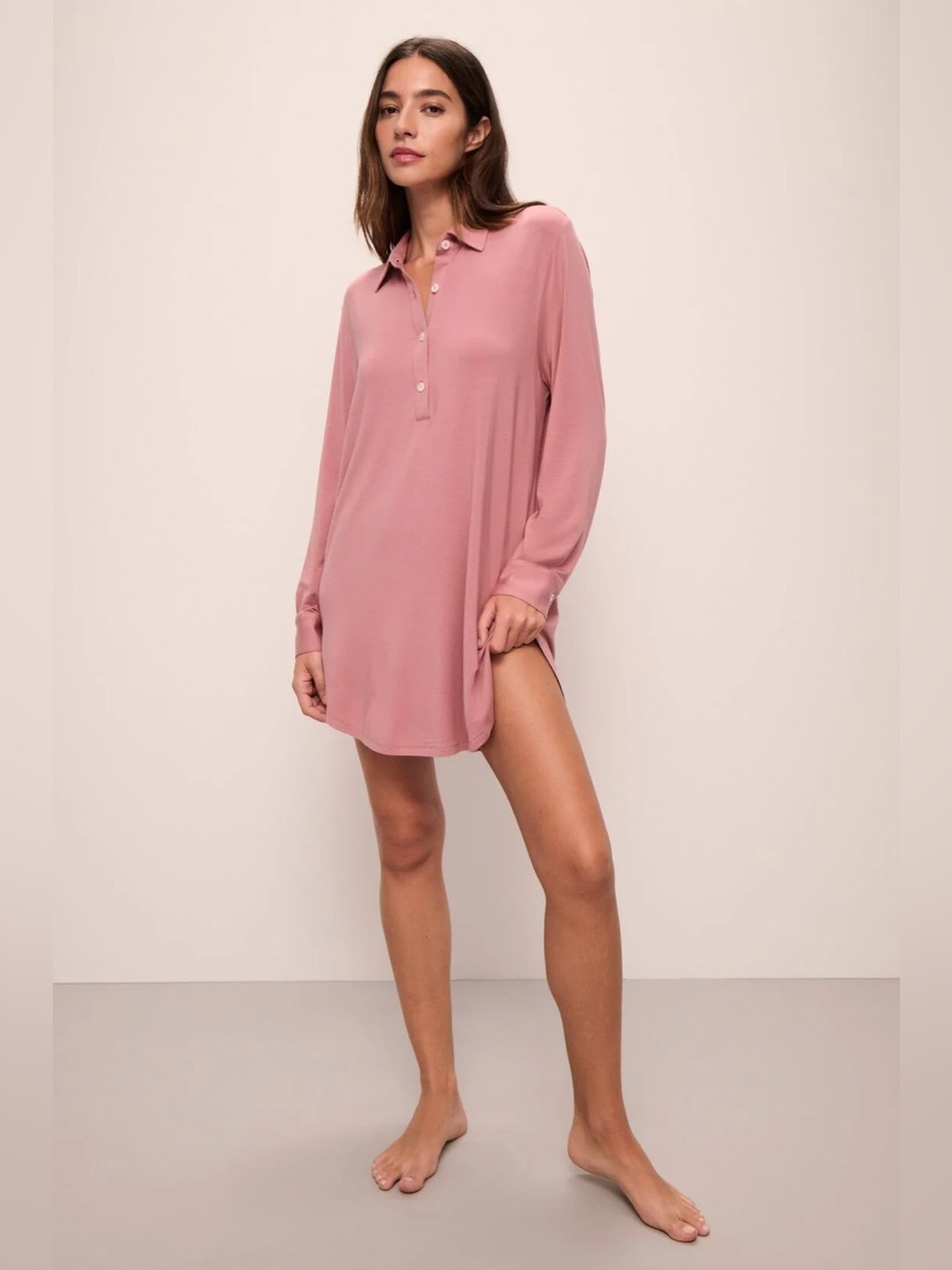 Eberjey giesle tencel modal boyfriend sleepshirt